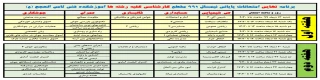 برنامه امتحانی کارشناسی نمیسال 991