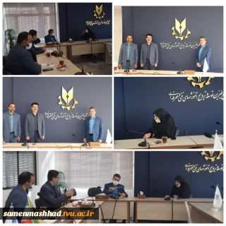 نشست ریاست محترم دانشکده ثامن الحجج (ع) مشهد با مجمع توسعه و ترویج آموزش های فنی و حرفه ای