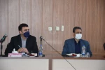 بازدید آقای مهندس زارع زاده معاون امور مدرسان دانشگاه فنی و حرفه ای و نشست صمیمی با ریاست دانشکده آقای دکتر جعفری و معاون آموزشی و پژوهشی آقای مهندس آقایی و معاون دانشجویی و فرهنگی آقای دکترصافدل و اعضای هیات علمی و مدرسان دانشکده ثامن الحجج (ع) مشهد 2