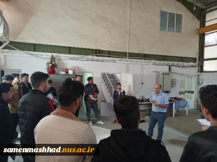 # بازدید دانشجویان مهندسی جوشکاری از پارک علم و فناوری خراسان رضوی 
 2