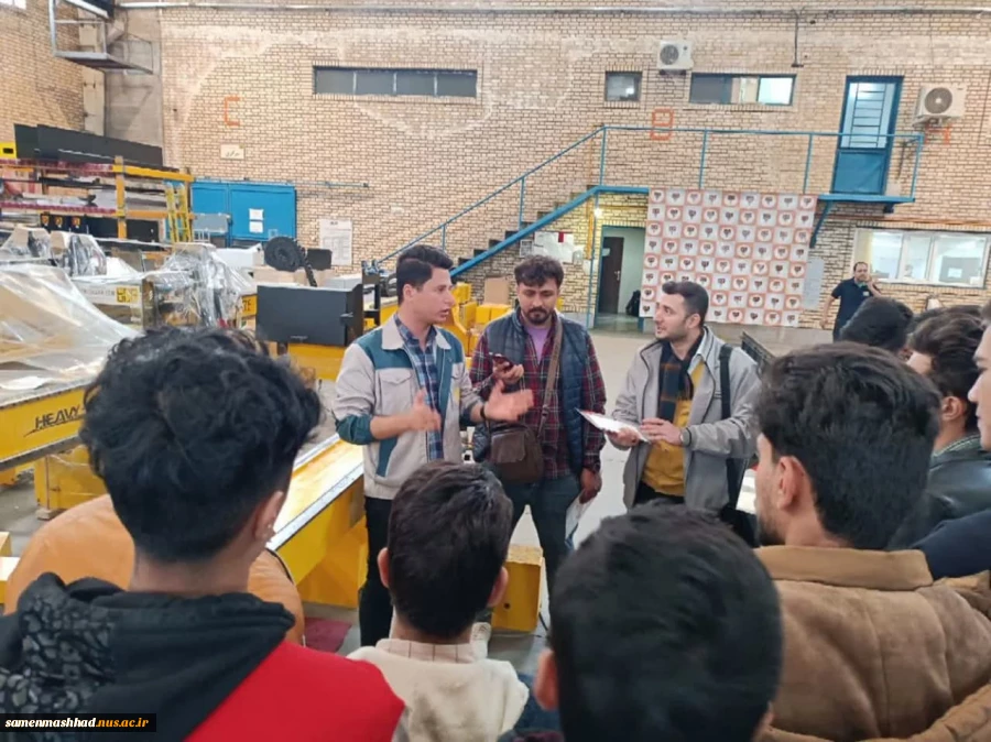 # بازدید دانشجویان مهندسی جوشکاری از پارک علم و فناوری خراسان رضوی 
 2
