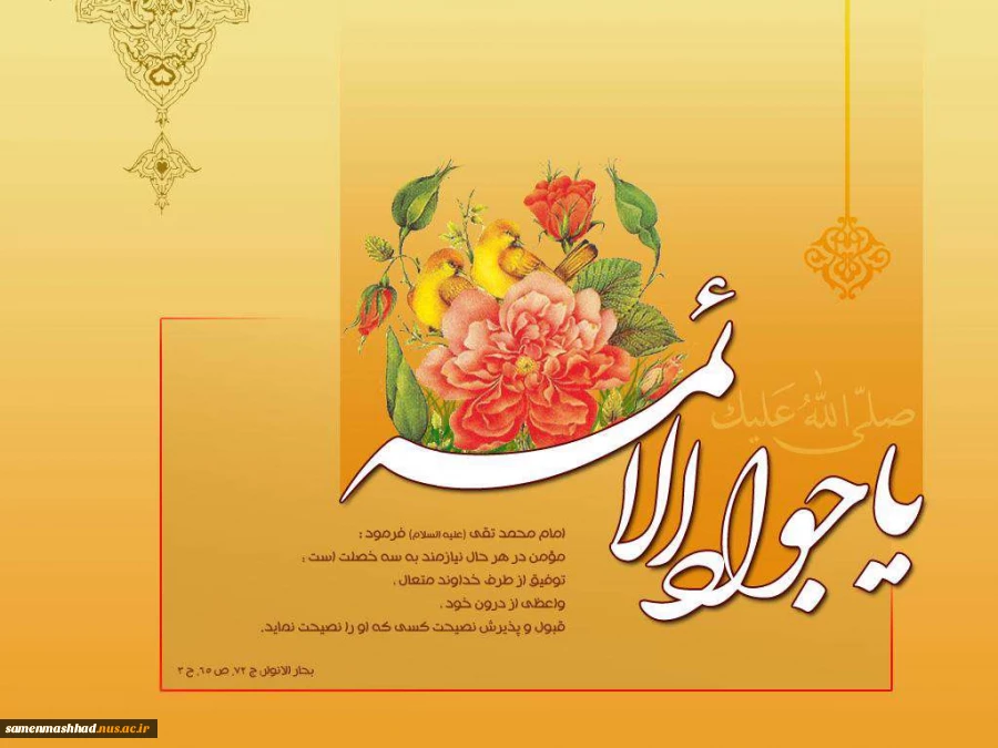 ولادت امام جواد الائمه گرامی باد. 2
