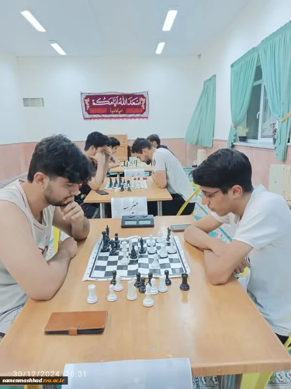 مسابقات شطرنج دانشجویان خوابگاه