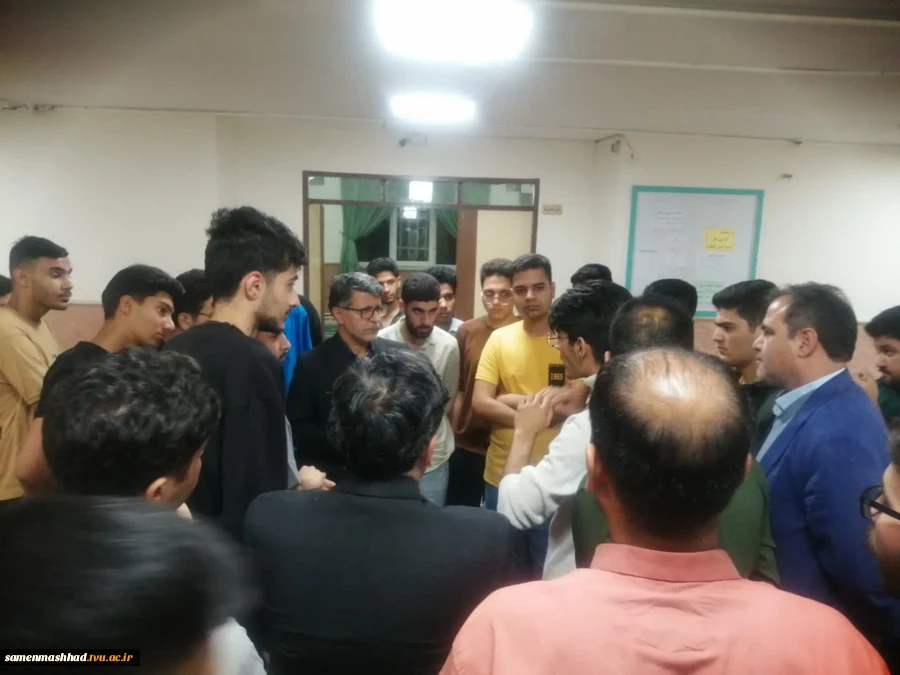 جلسه پرسش و پاسخ با ریاست دانشگاه ملی مهارت واحد استانی خراسان رضوی به مناسبت ۱۶ آذر و روز دانشجو 8